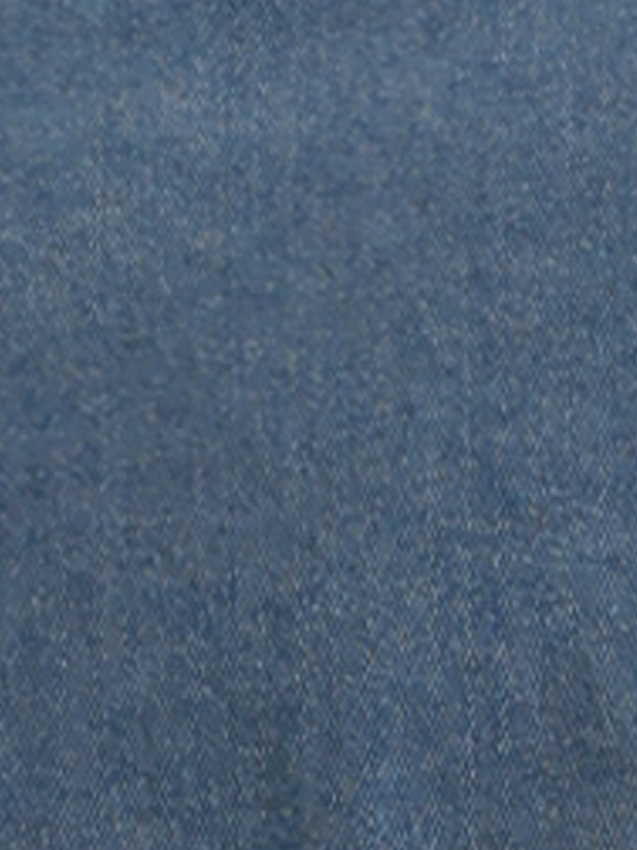 Casual Denim Classic Stand Collar Long Sleeve Jean Jacket