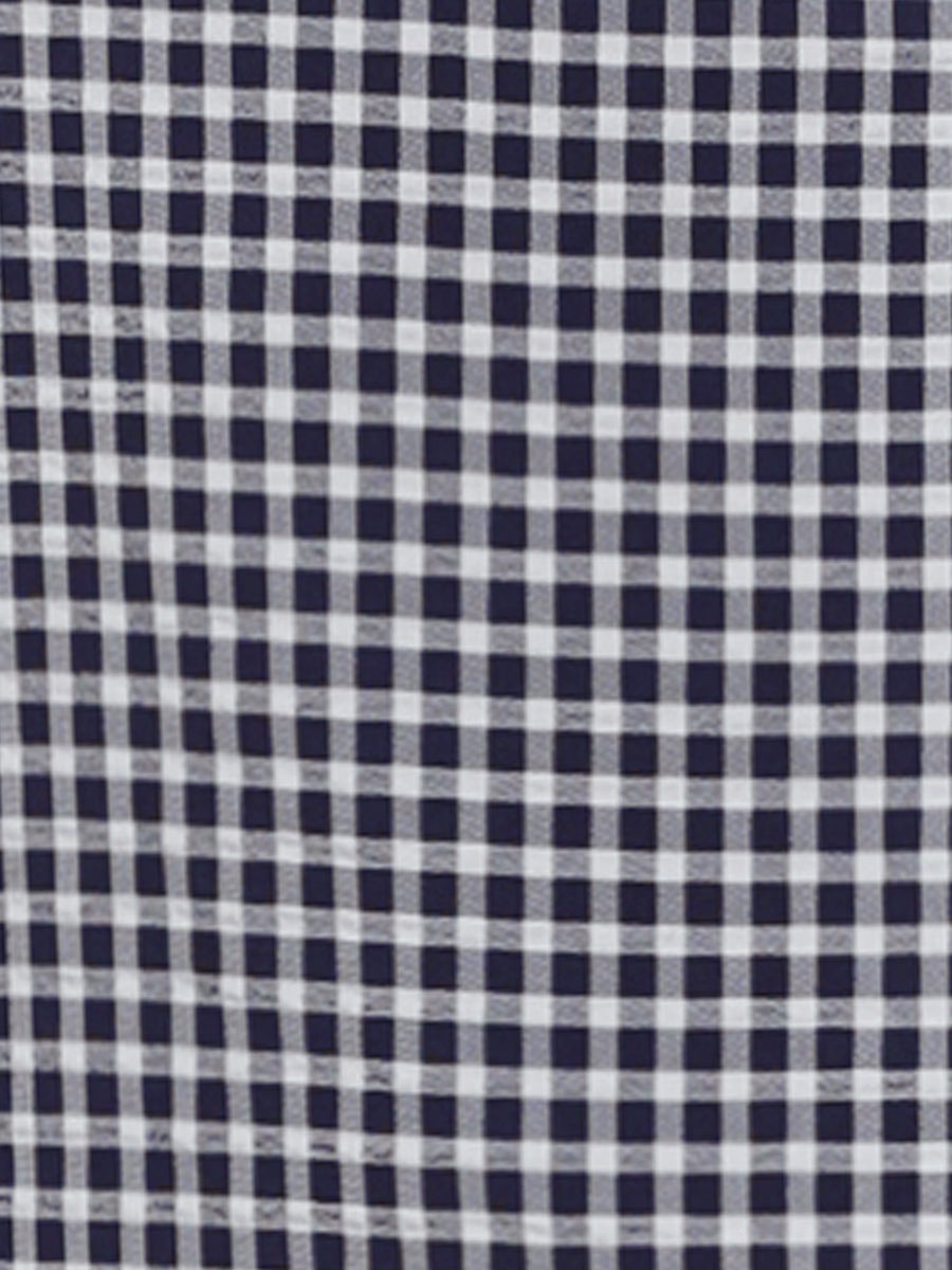 Summer Gingham Tops Square Neck Ruffle Cap Sleeve Blouse