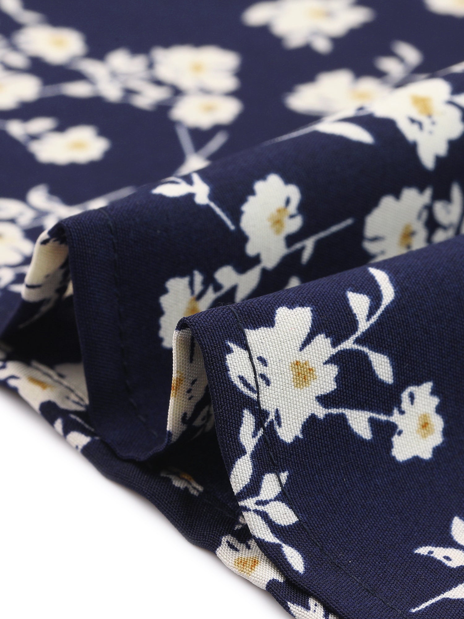 Floral Crew Neck Ruched Sleeve Casual Blouse