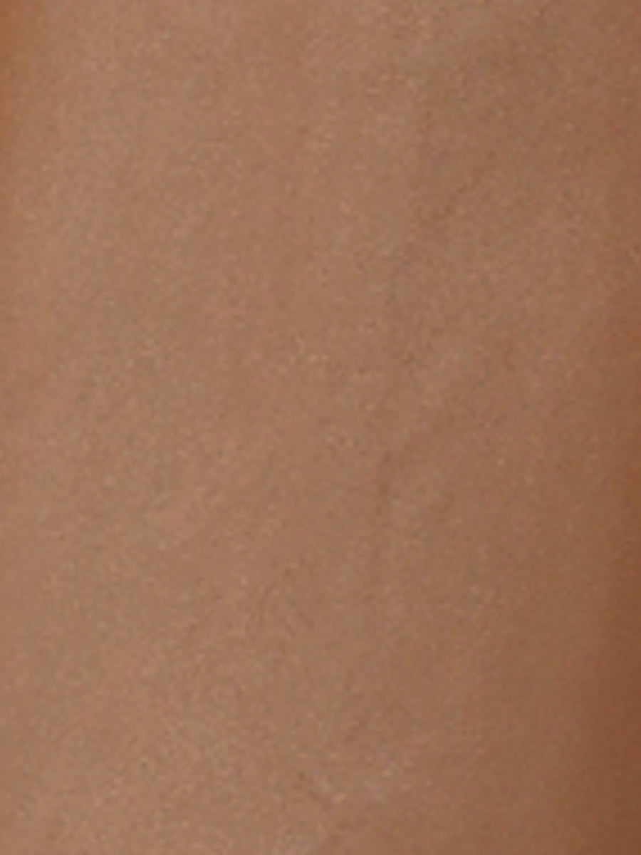 Faux Leather Belted A-Line High Waist Midi Skirt