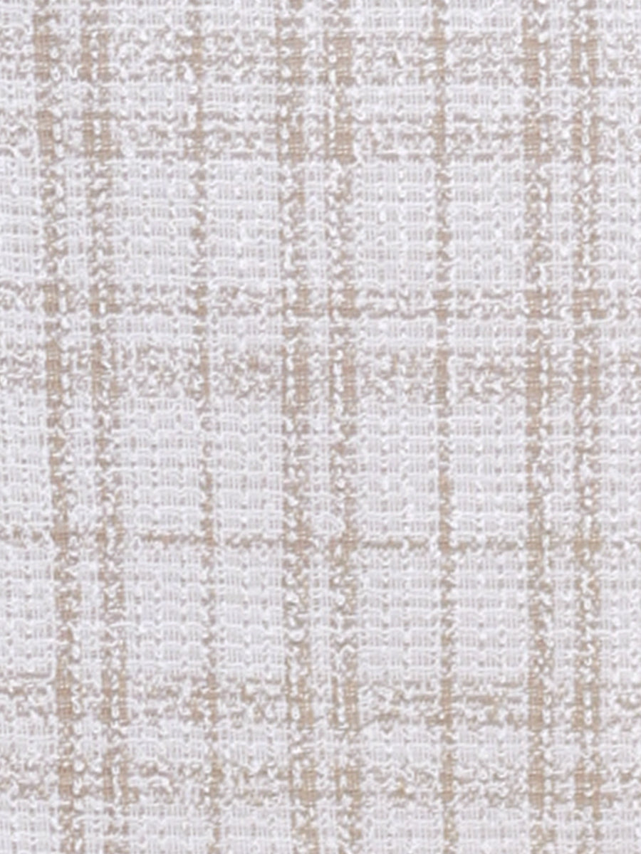 Tweed Plaid Sleeveless Pockets A-Line Pinafore Overall Dress
