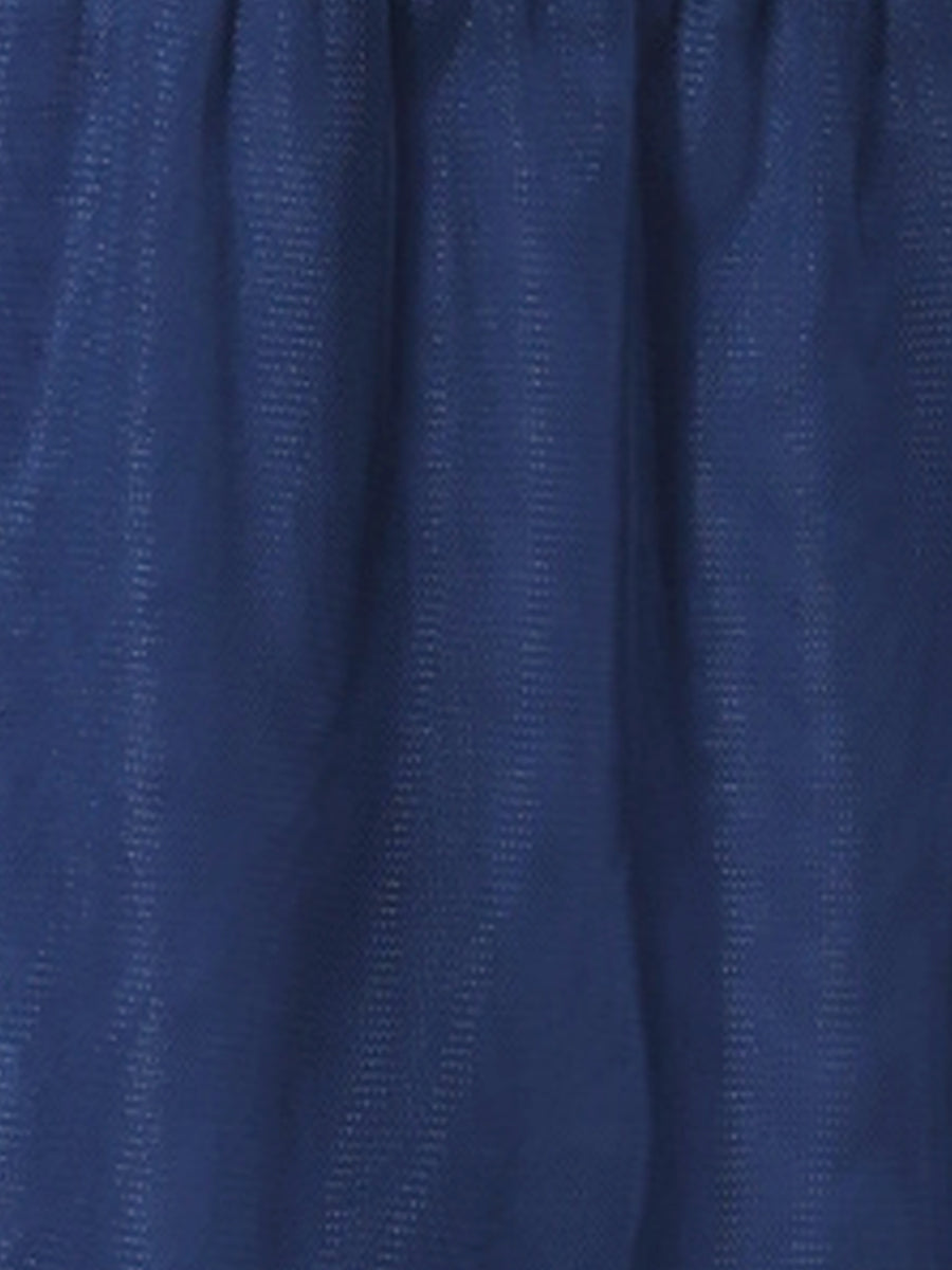 Smocked Tiered Ruffled Sleeveless Midi A-Line Dress