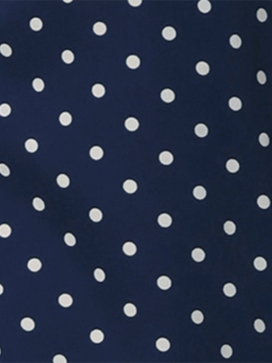 Polka Dot Peter Pan Collar Rockabilly Puff Short Sleeve Shirt