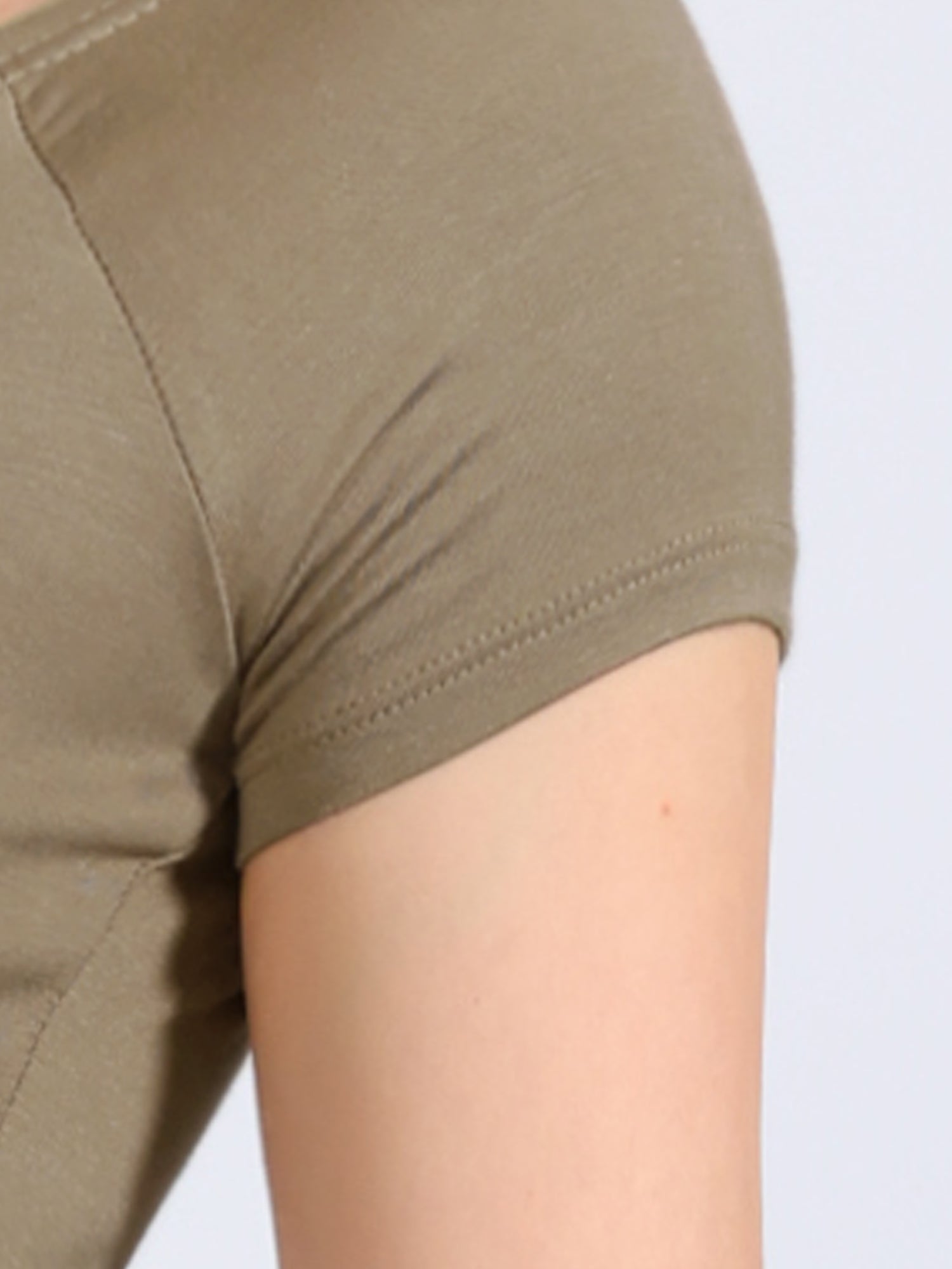 Off Shoulder Short Sleeve Solid Basic Sexy Slim Fit Blouse