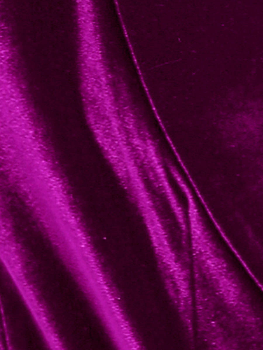 Solid Shawl Collar Single Button Velvet Blazer