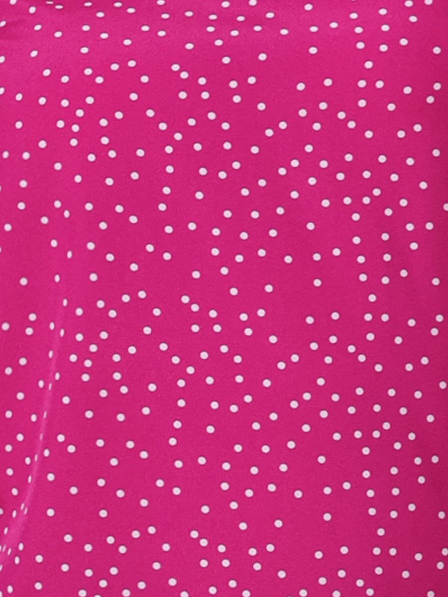 Peter Pan Collar Vintage Polka Dots Short Sleeves Blouse