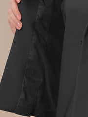 2 Pieces Sleeveless Midi Sheath Dress & Long Sleeve Blazer Set
