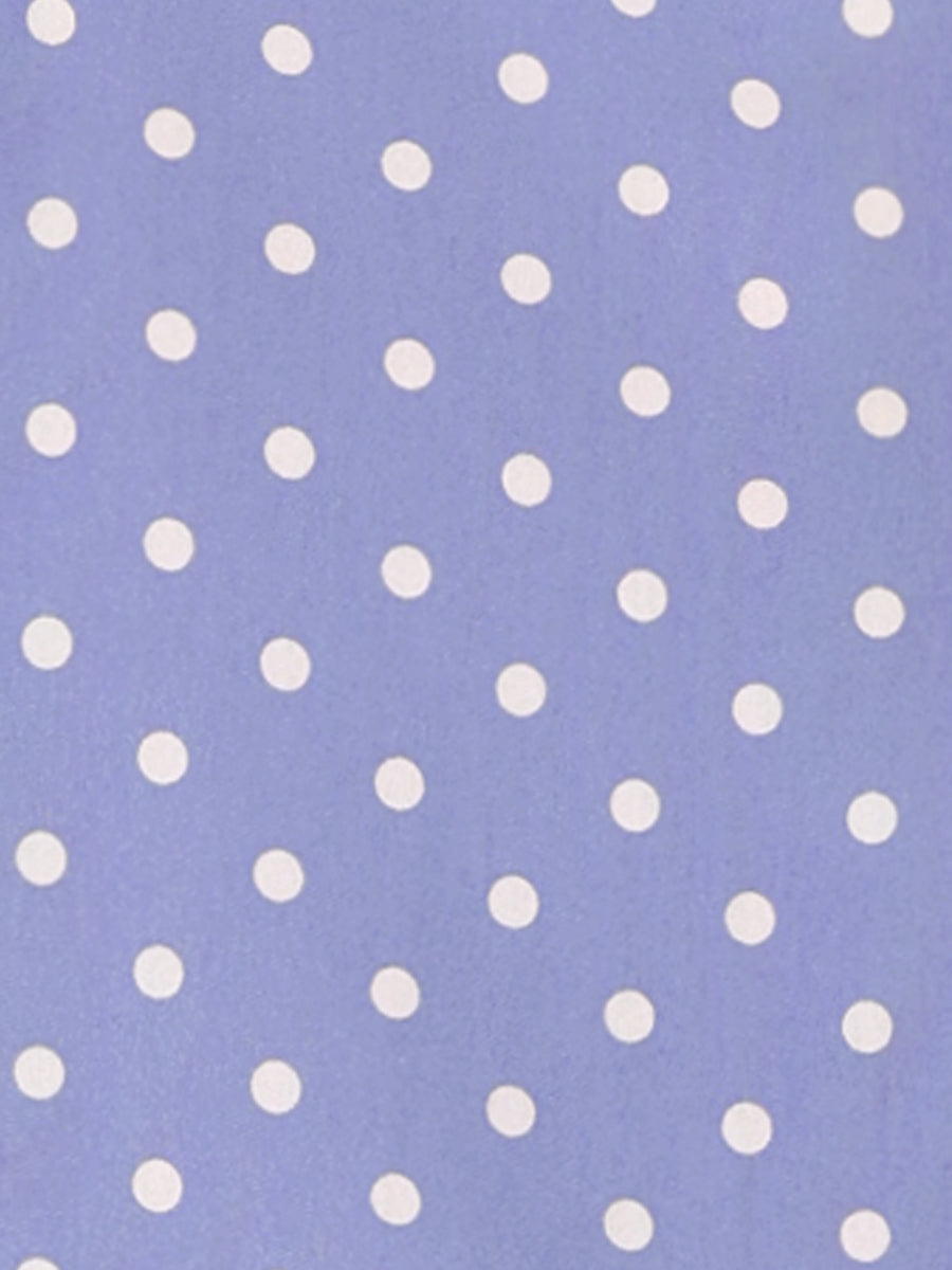 Polka Dot Peter Pan Collar Bow Tie Neck Puff Sleeve Vintage Shirt