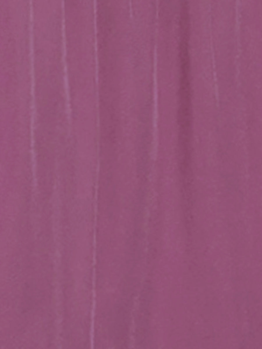 Midi Solid Elastic Waist Flare Tiered Long Pockets A-Line Skirt