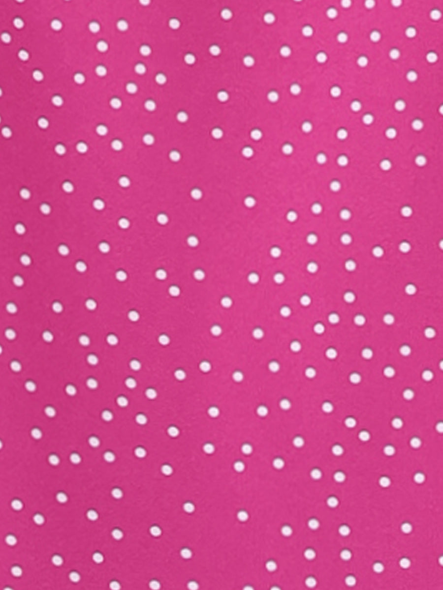 Retro Dots Bow Tie Peter Pan Collar Chiffon Blouse