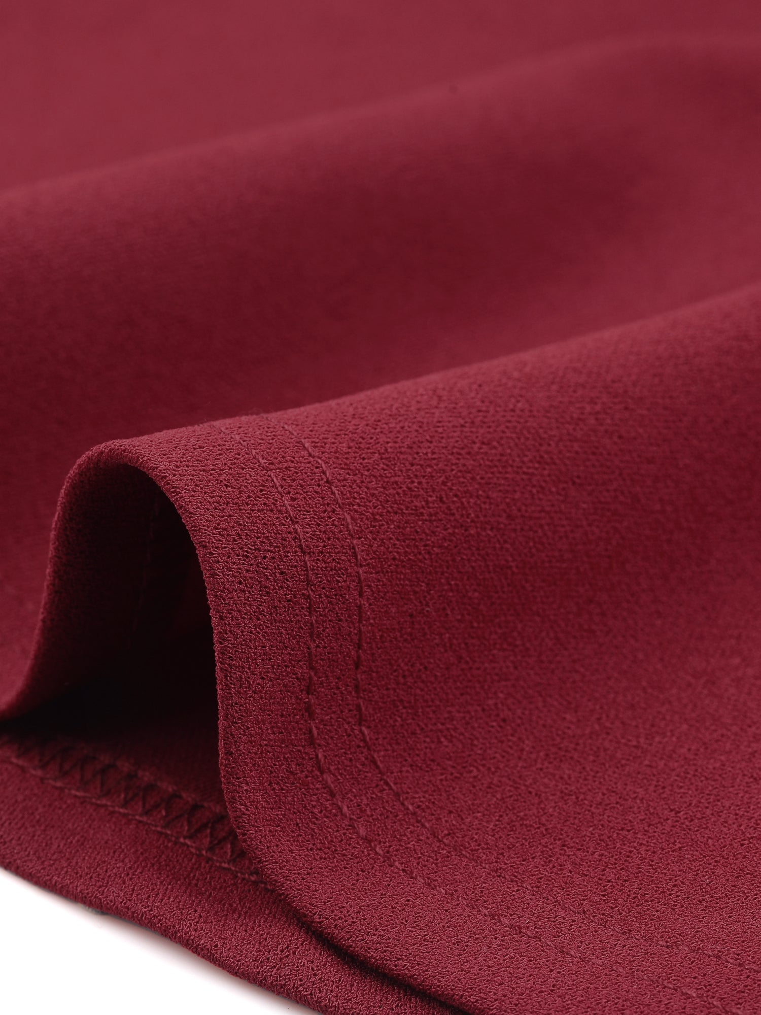 Short Sleeve Round Neck Solid Color Peplum Blouse