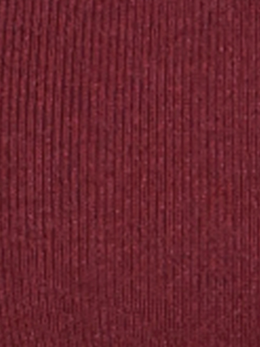 Long Sleeve Crew Neck Ribbed Knit Pullover Sweater