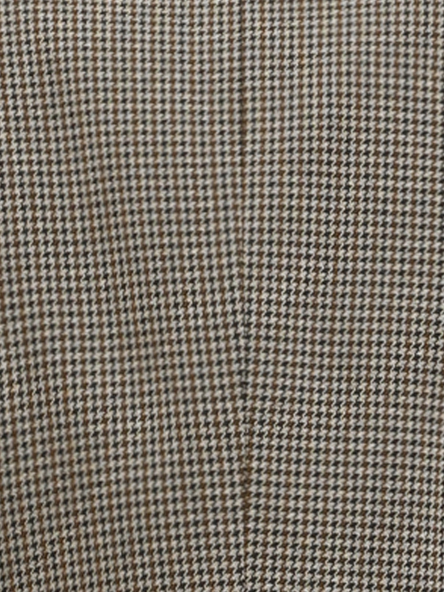Houndstooth Notched Lapel One Button Office Work Blazer