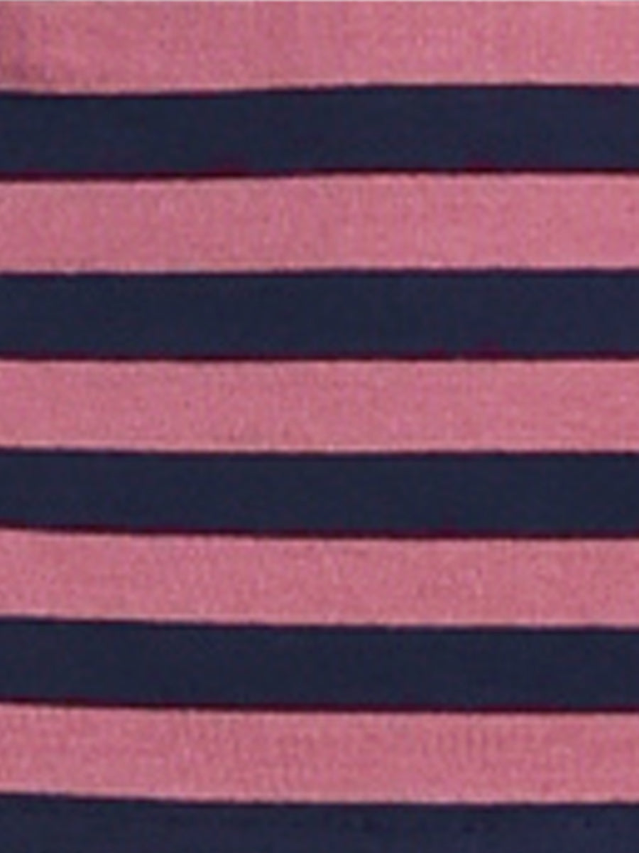 Striped Long Sleeve Crew Neck Casual Tops