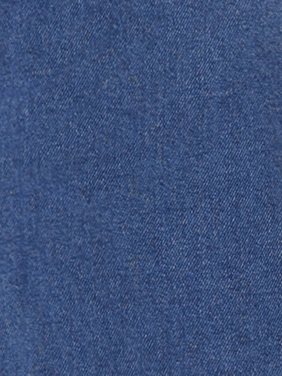 Casual Denim High Waist Stretchy Midi Pencil Jean Skirt