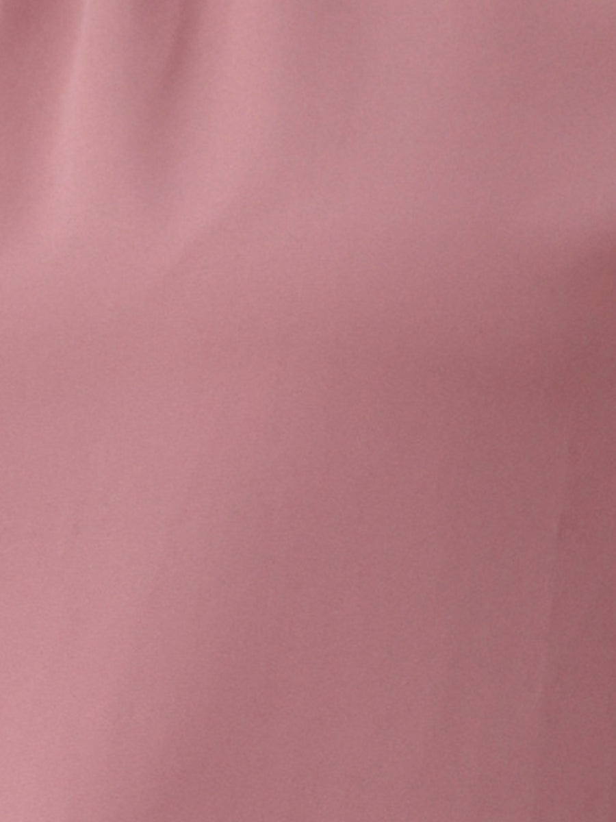 Chiffon Shirt Work Office Mock Neck Long Sleeve Blouse