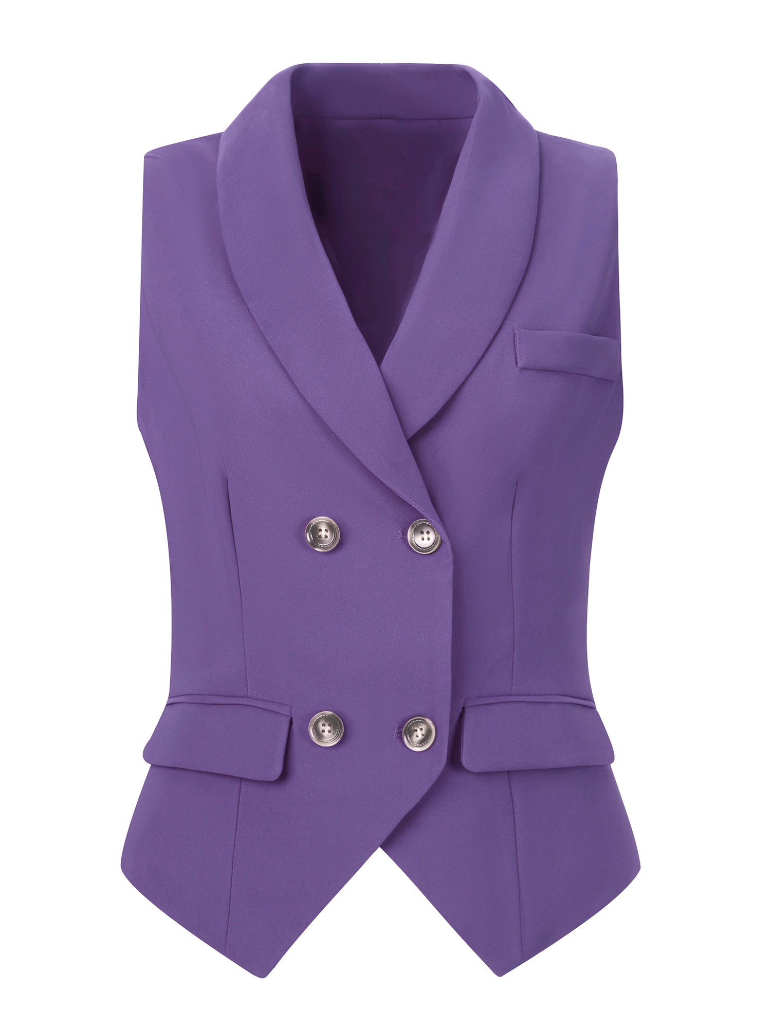 Waistcoat Lapel Collar Dressy Versatile Racerback Suit Vest