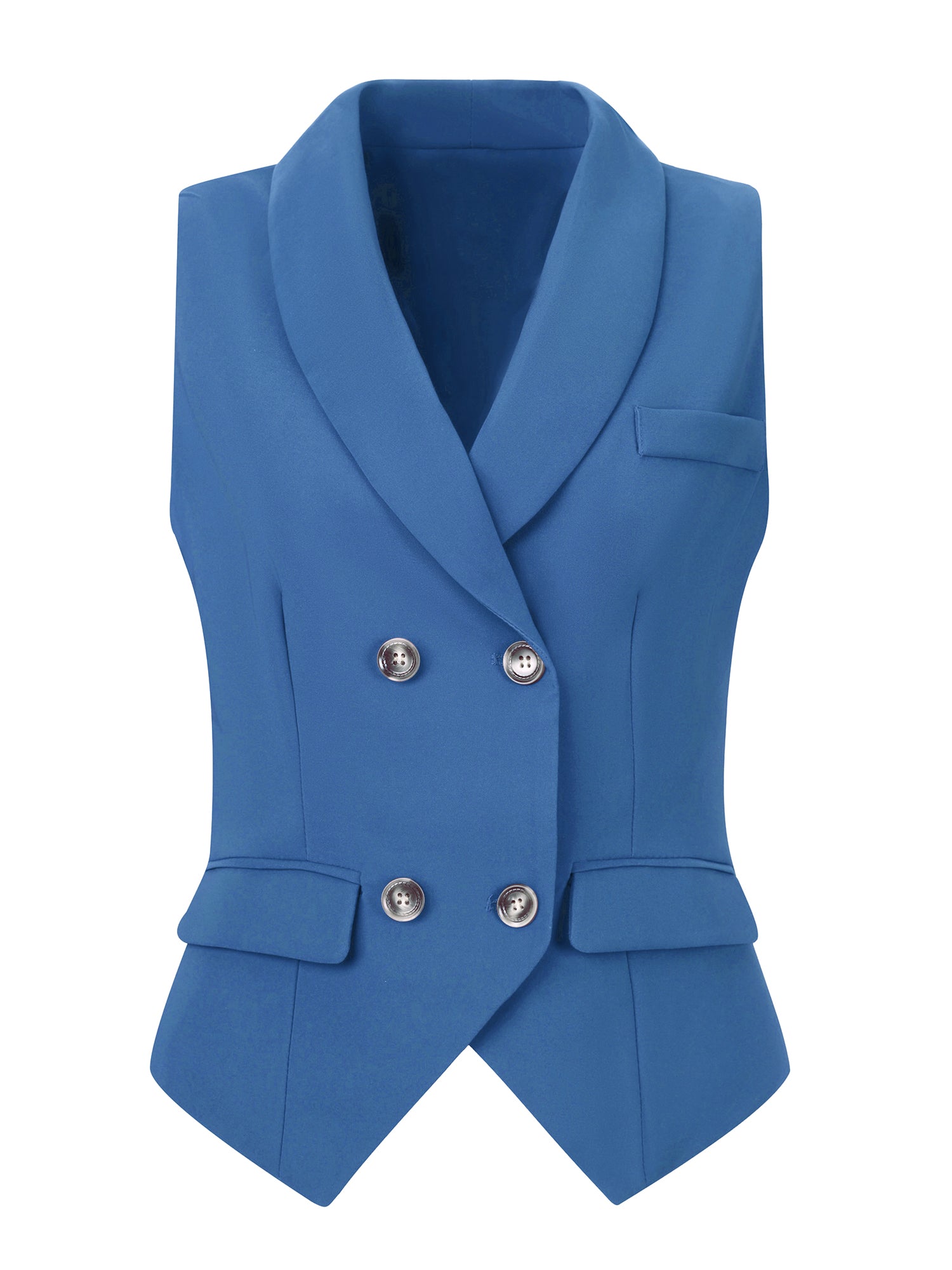 Waistcoat Lapel Collar Dressy Versatile Racerback Suit Vest