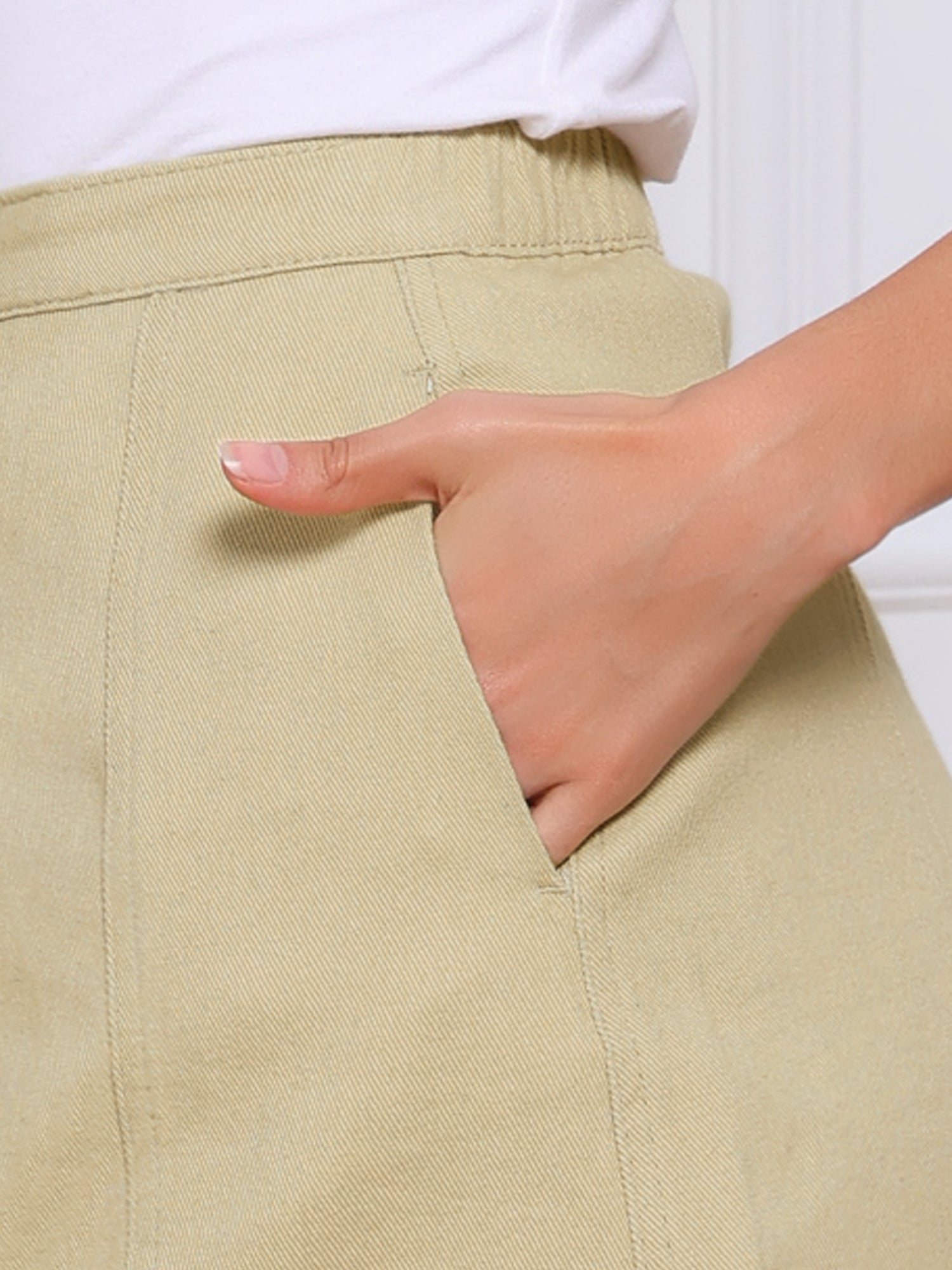 Casual Short Button Down Jeans Skirt
