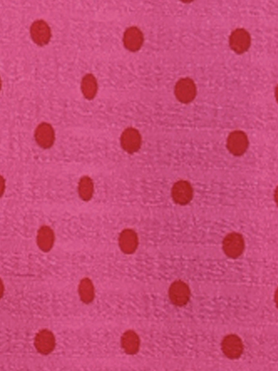 Short Sleeve Tops Vintage Polka Dots Button Up Shirt