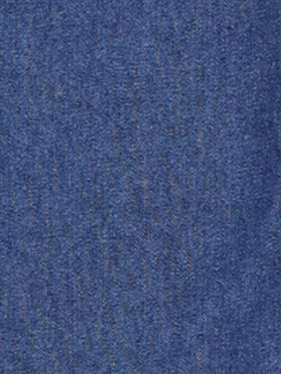 Denim Casual Halter Neck Midi Jean Dress