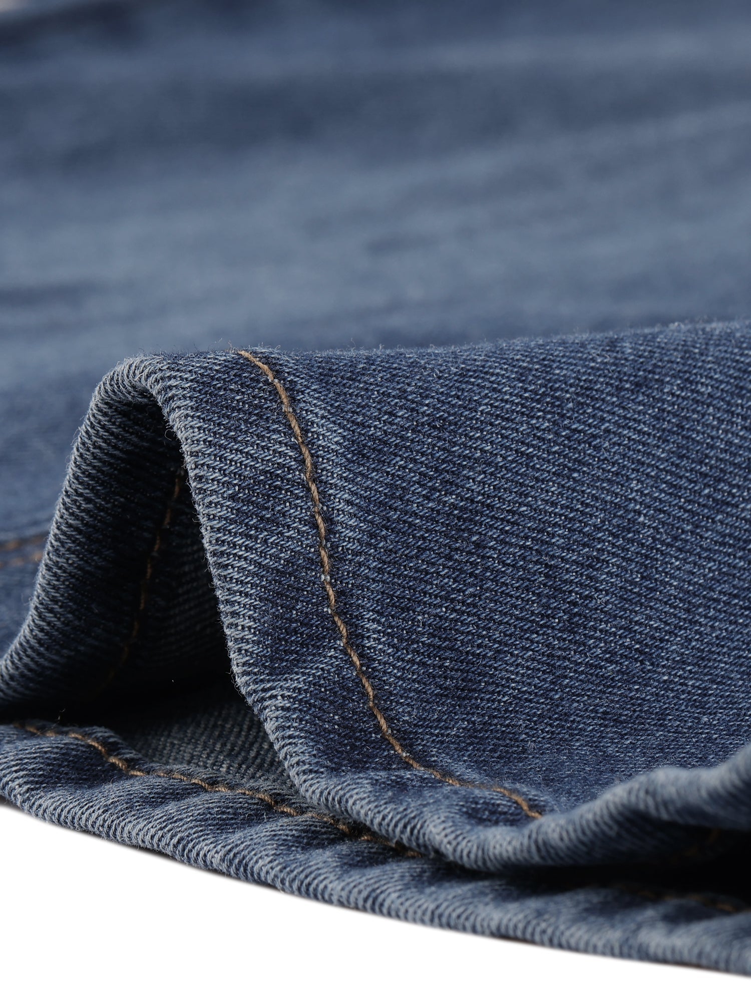 Casual Denim High Waist Stretchy Midi Pencil Jean Skirt