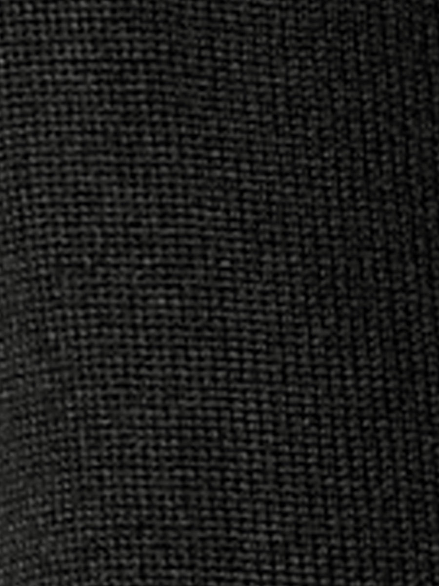 Button Decor Knit Bodycon Midi Sweater Dress