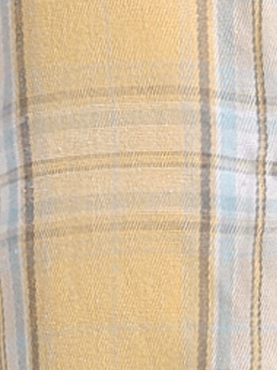 Classic Plaid Button Down Short Sleeve Shirt