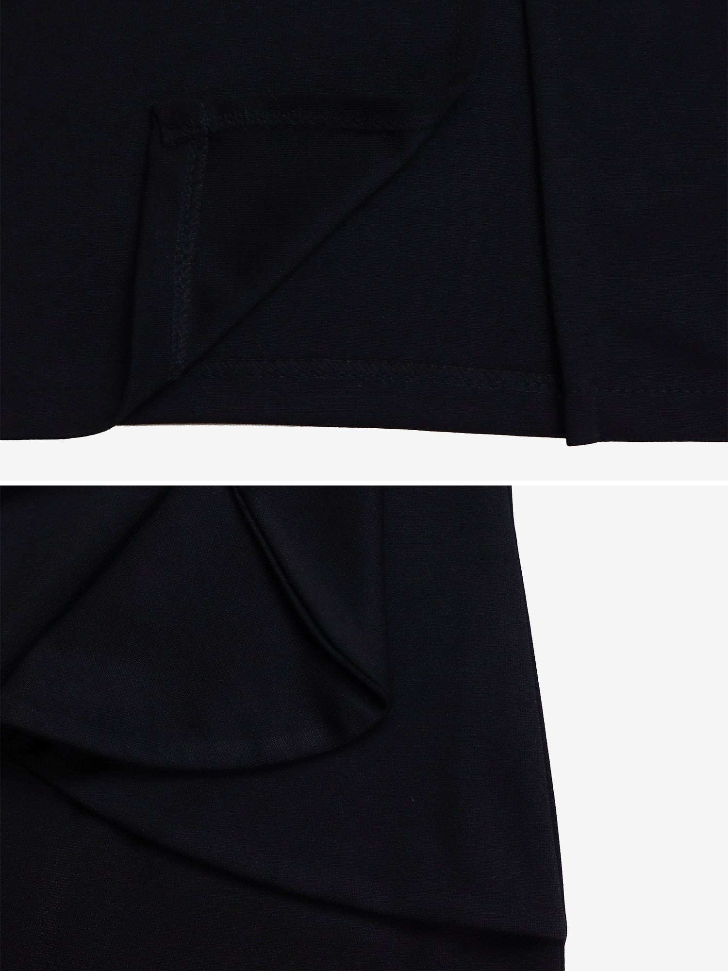 Solid Color Puff Sleeves Midi Sheath Dress