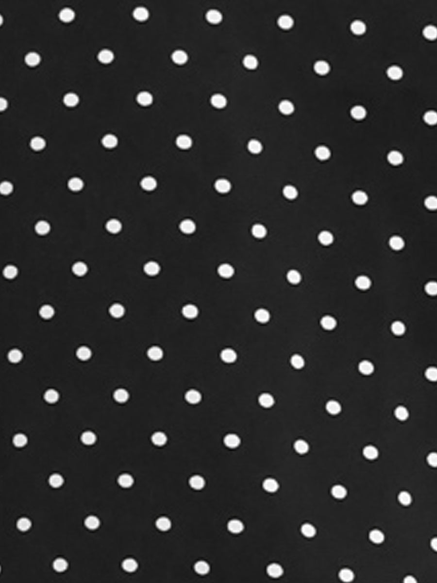 Peter Pan Collar Vintage Polka Dots Short Sleeves Blouse