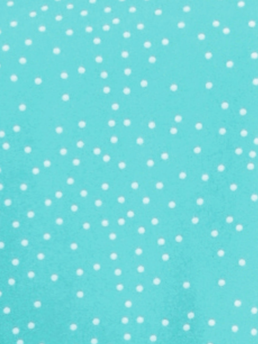 Peter Pan Collar Vintage Polka Dots Short Sleeves Blouse