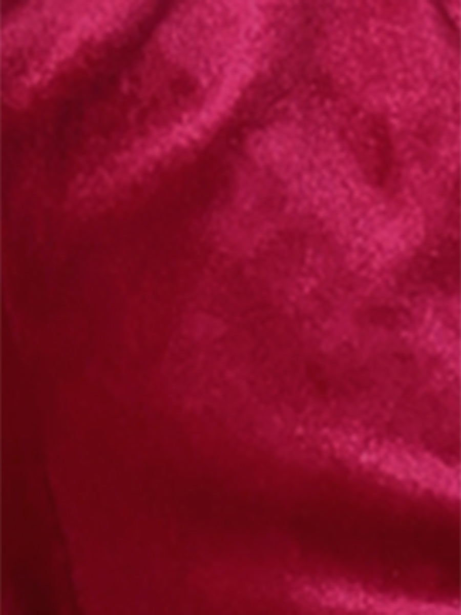 Velvet Open Front Long Sleeve Cropped Bolero Shrug