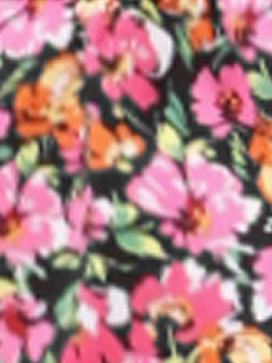 Spaghetti Straps Smocked A-Line Mini Floral Dress Sundress