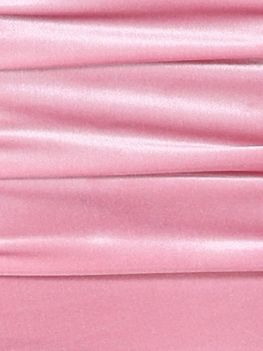 Solid Velvet Party Bodycon Mini Ruched Skirt