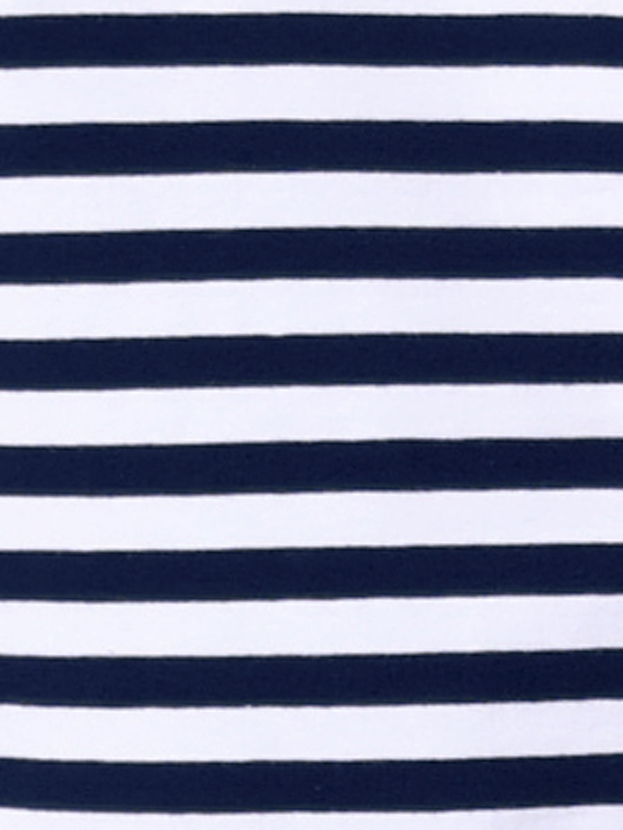 Striped Long Sleeve Crew Neck Casual Tops