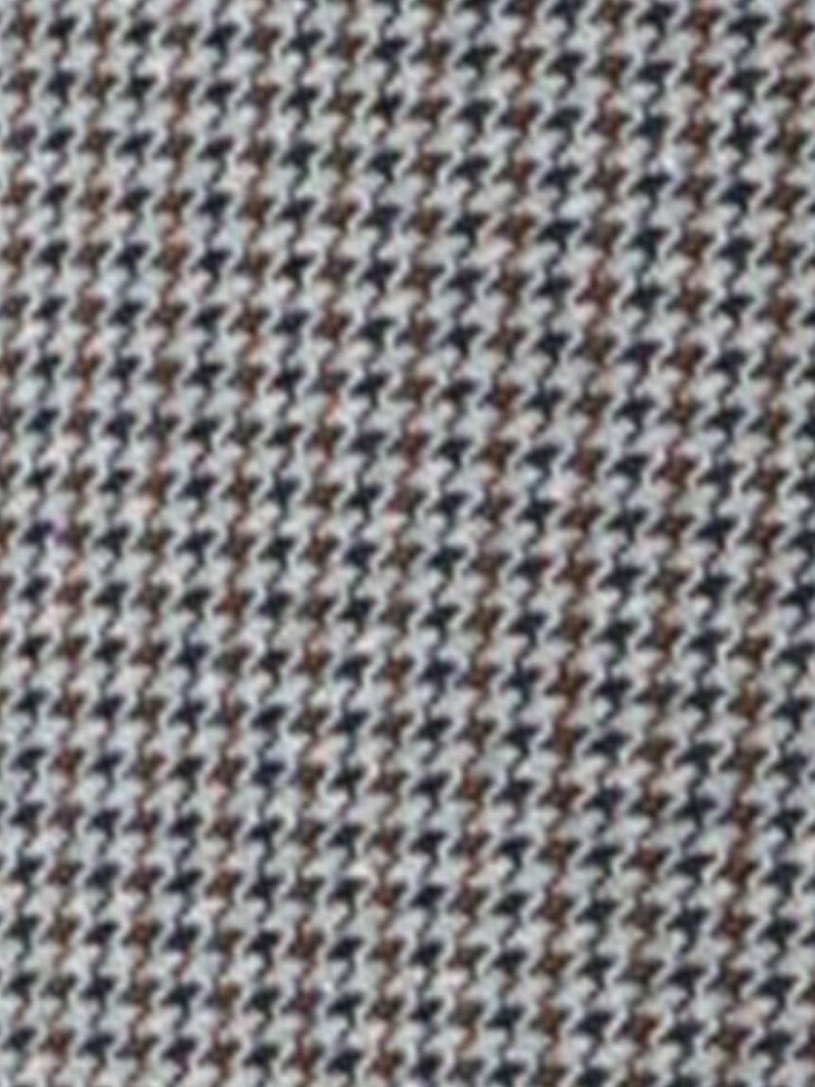 Houndstooth Notched Lapel One Button Office Work Blazer