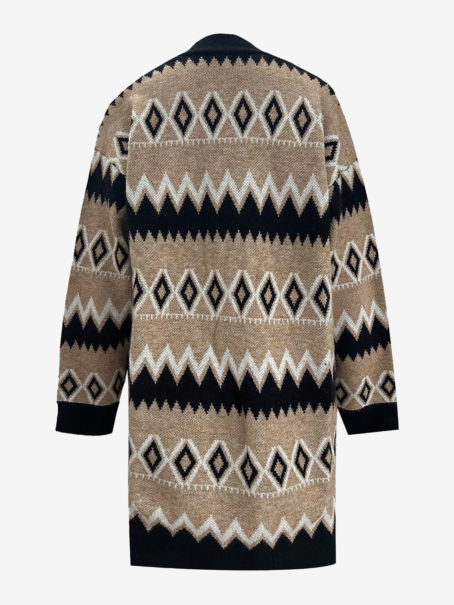 Boho Graphic Knitted Long Sleeves Cardigans