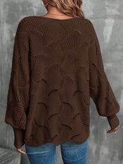 Lightweight Knitted Long Sleeves Oversized Sweater
