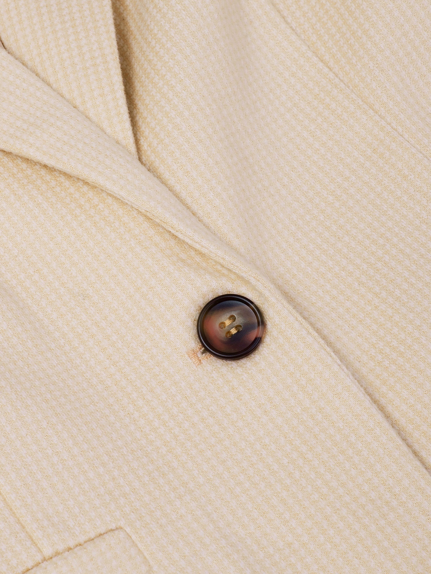 Notched Lapel Lined Long Sleeves Work Office Blazer