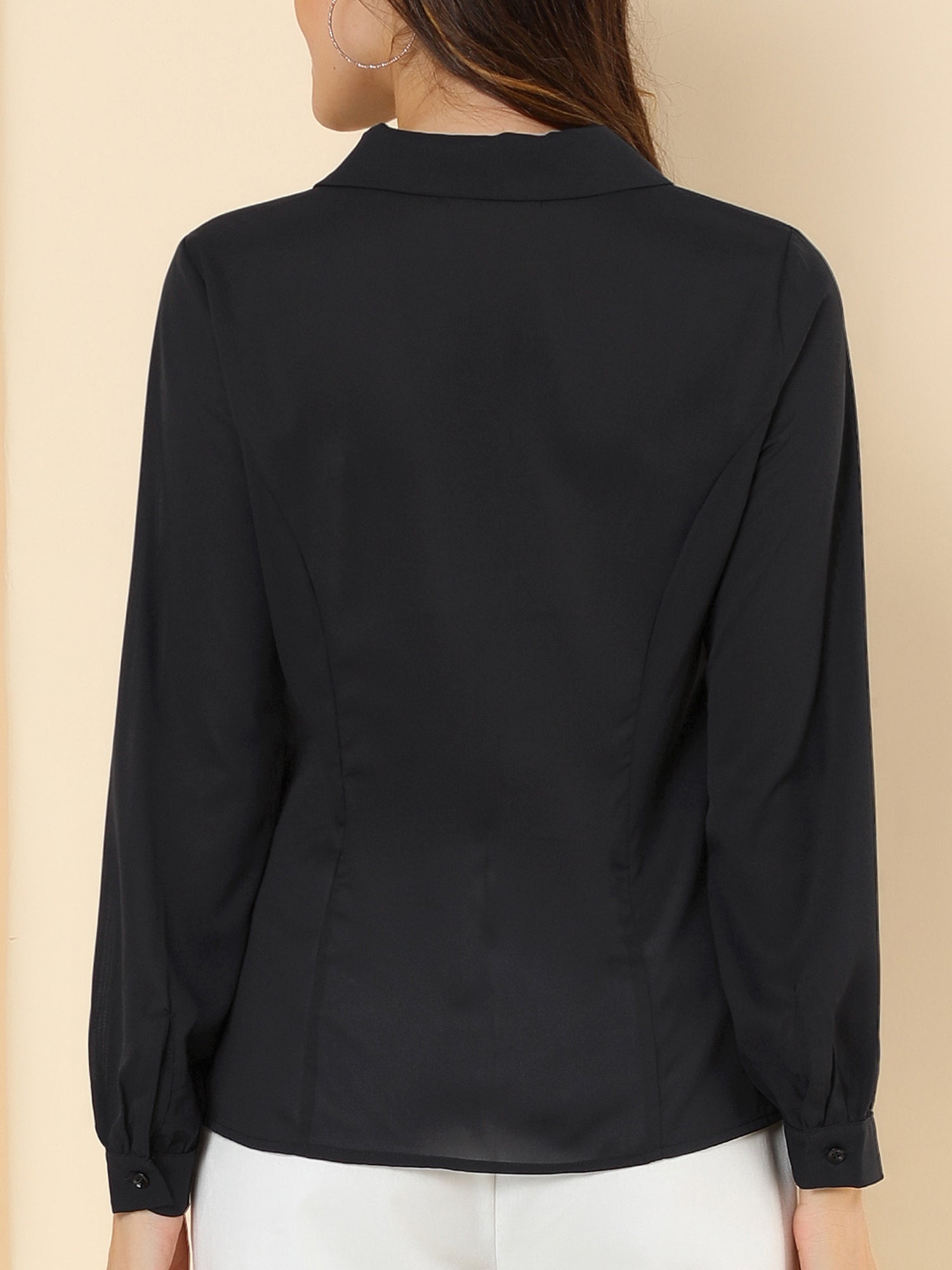 Peter Pan Collar Business Casual Work Shirts