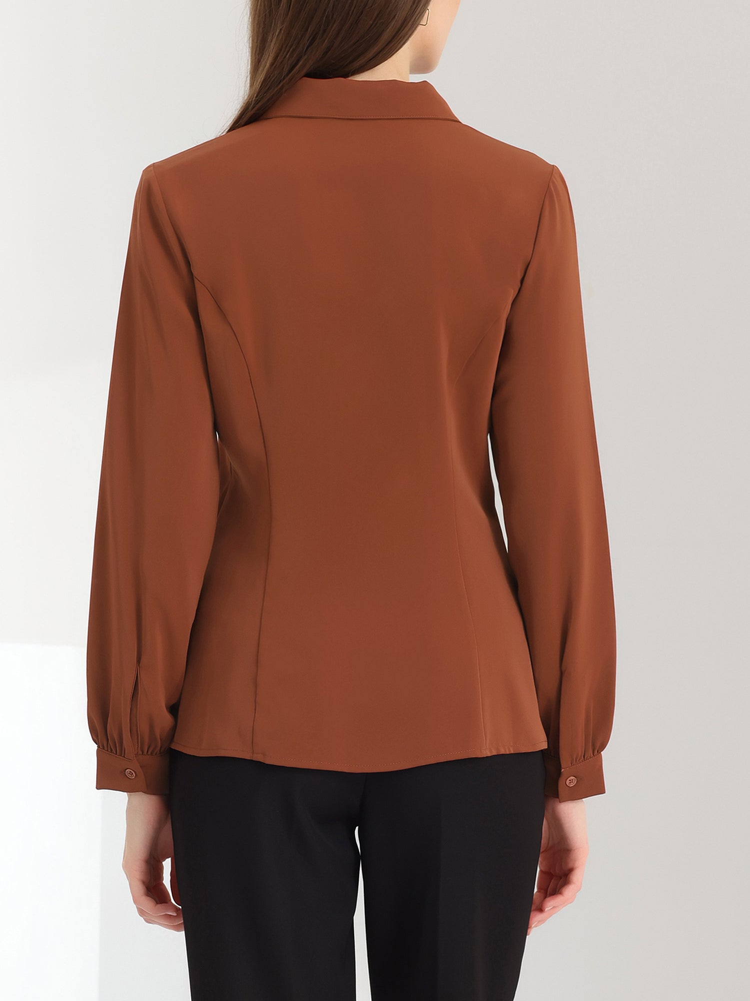 Peter Pan Collar Business Casual Work Shirts