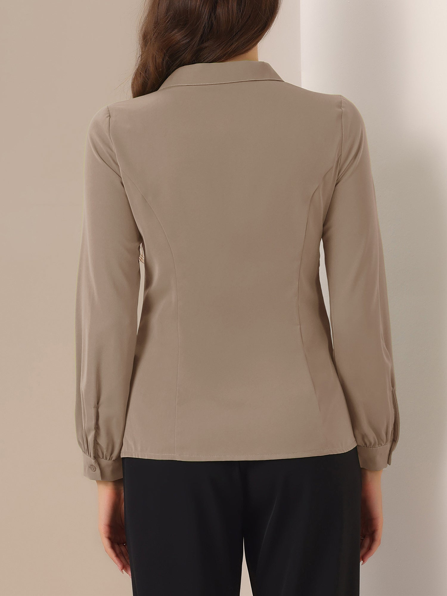 Peter Pan Collar Business Casual Work Shirts