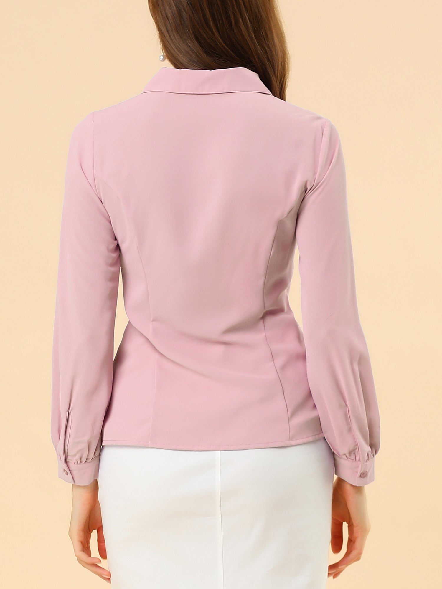 Peter Pan Collar Business Casual Work Shirts