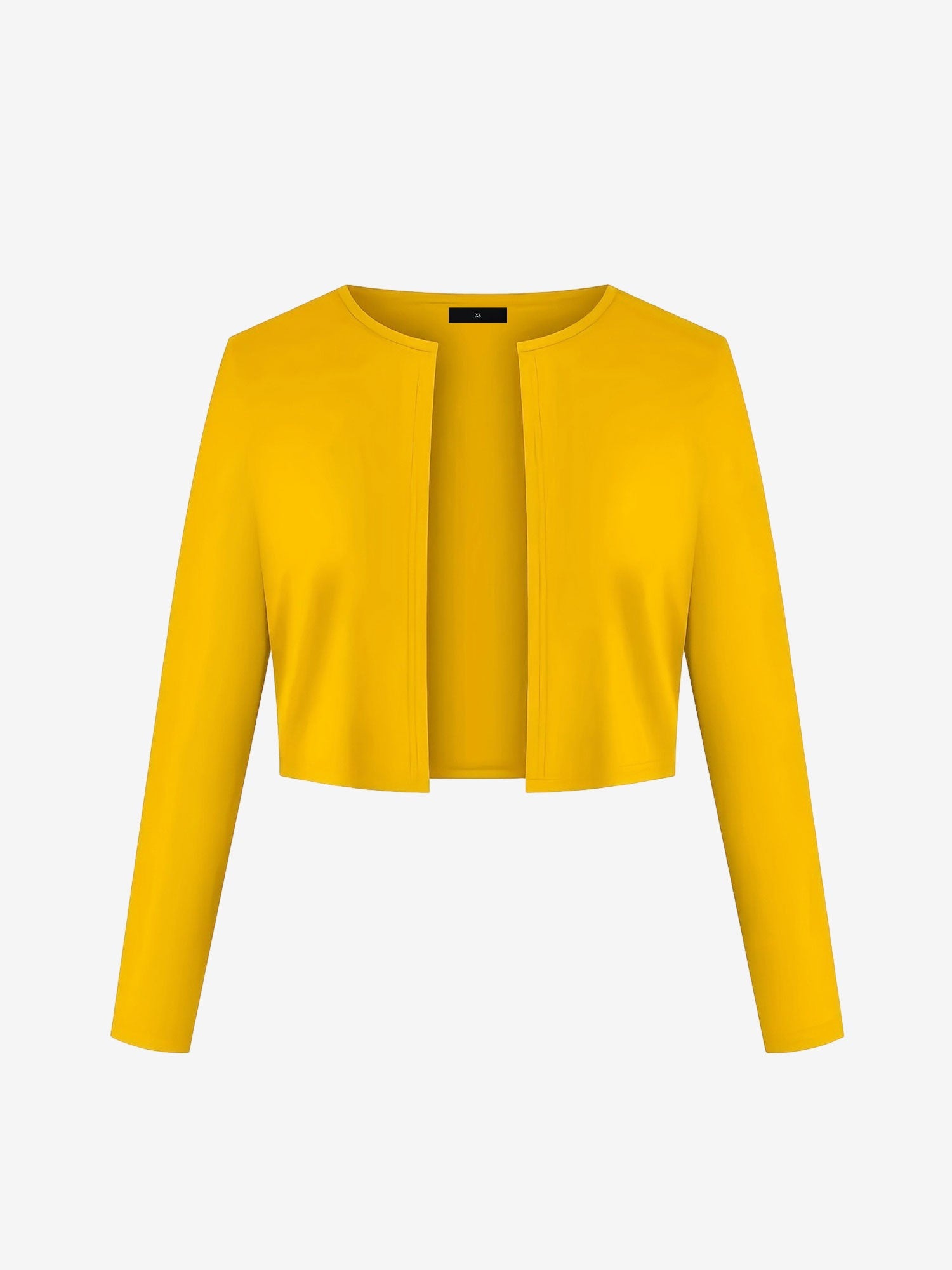 2 Pieces Long Sleeves Cropped Jacket & Sleeveless Printed Midi Sheath Dress Matching Set