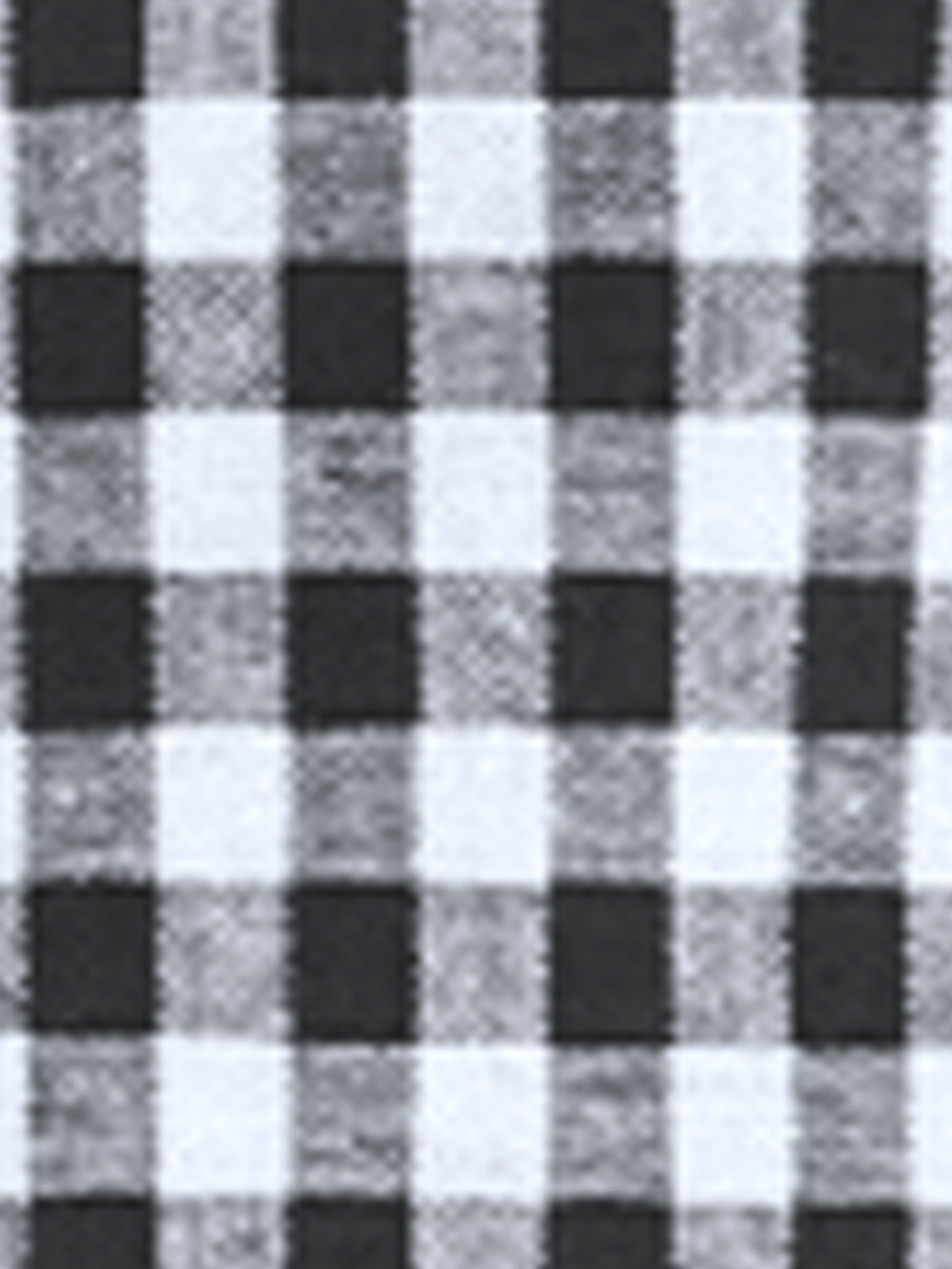 Gingham Cap Sleeves Button Down Blouse
