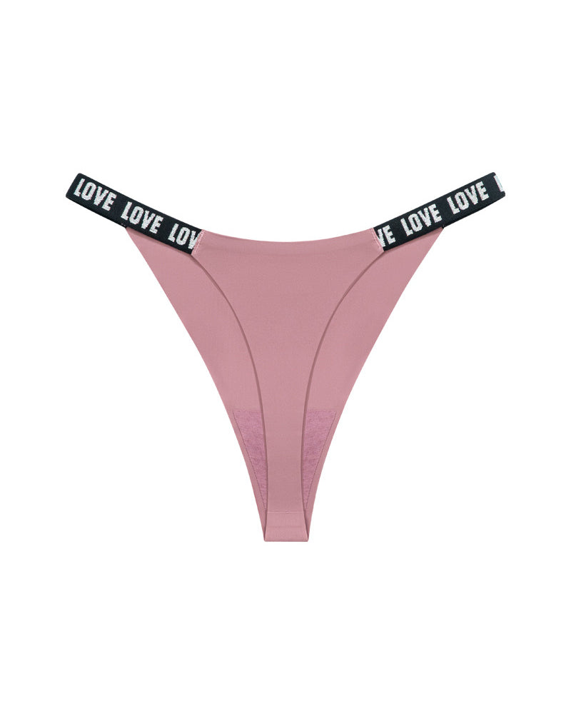 Sexy Low Waist Seamless T Panties