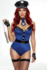 Sexy Cop Arrest Me Bodysuit Costume