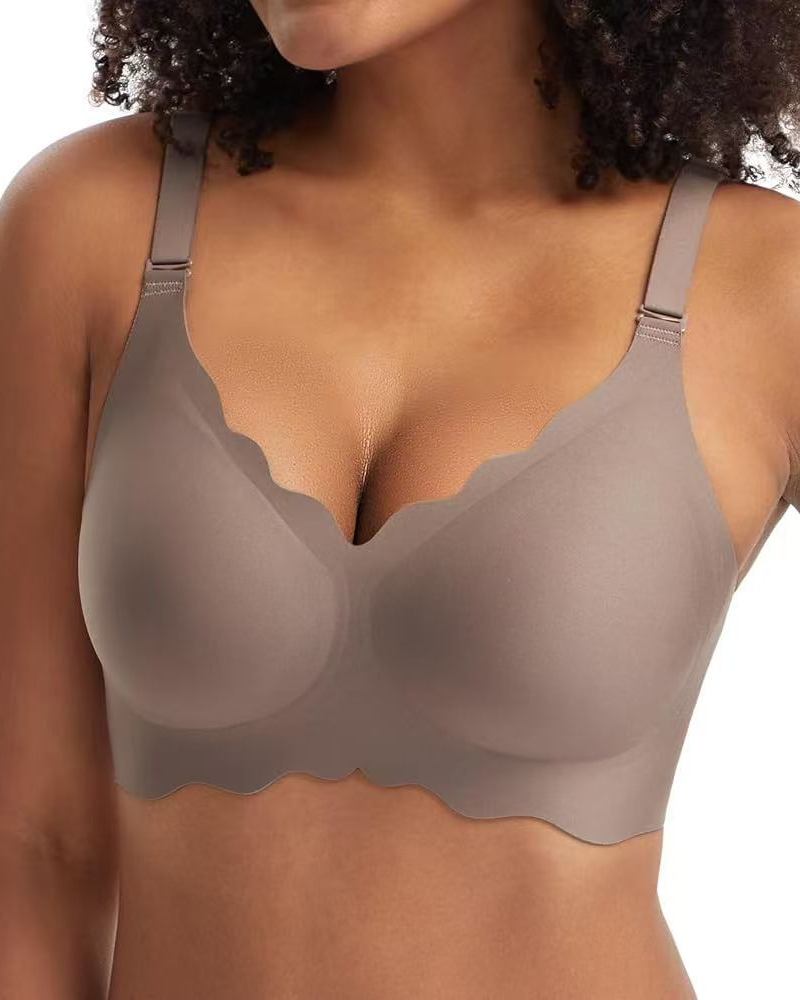 Wave-Shaped Jelly Seamless Bra Wire-Free Bra
