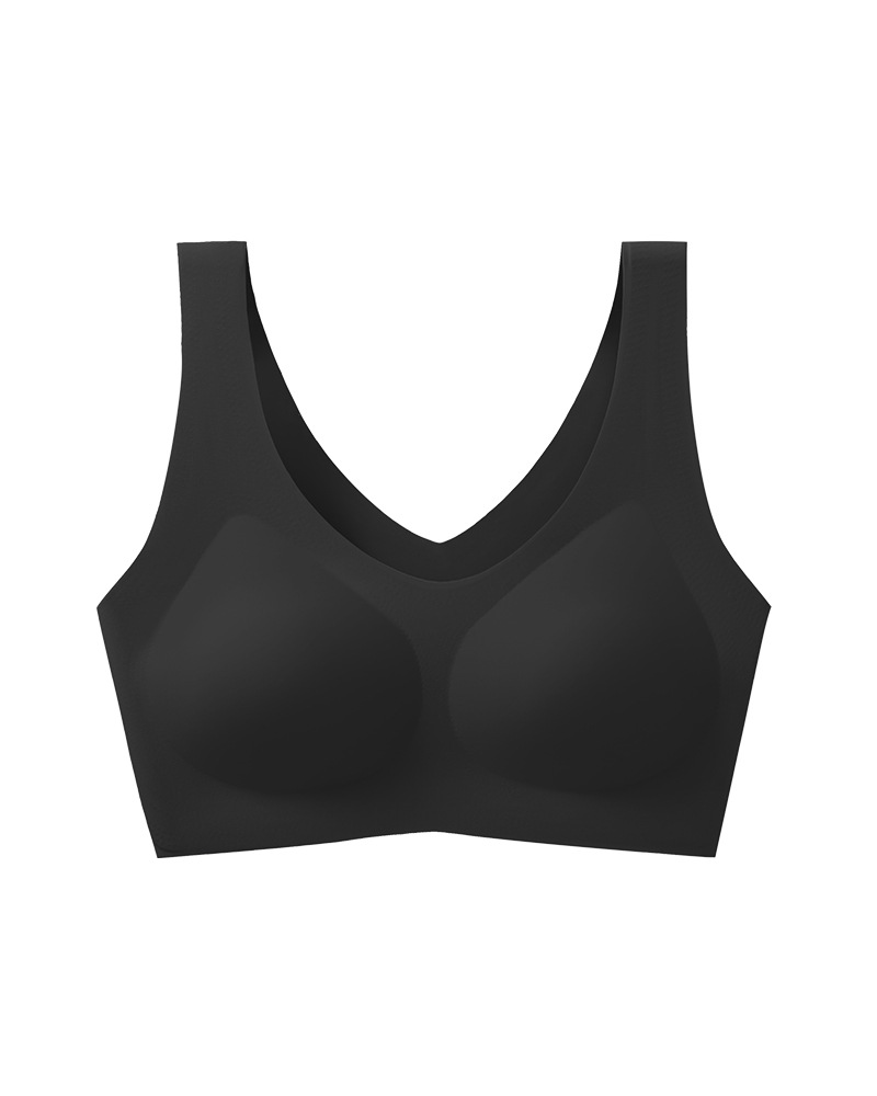 Soft Stretch Seamless Wire-Free Wide Strap Bra