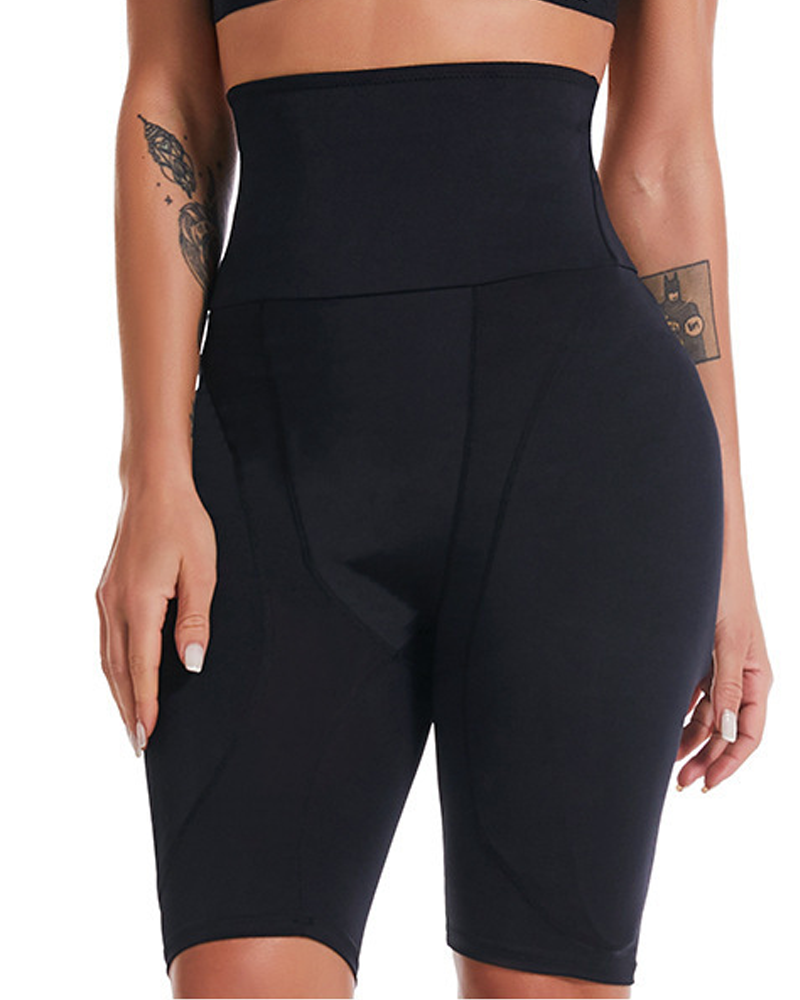 High-Waisted Seamless Tummy-Flattening Hip-Enhancing Butt-Lifting Shaping Pants